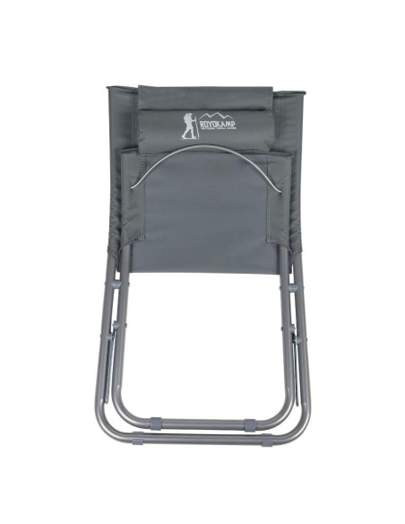 Leżak fotel plażowy składany szary