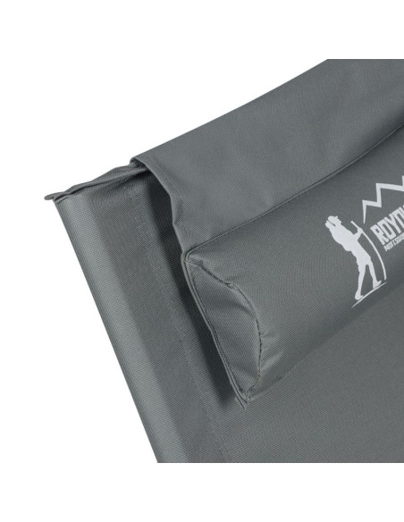 Leżak fotel plażowy składany szary