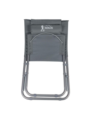 Leżak fotel plażowy składany szary