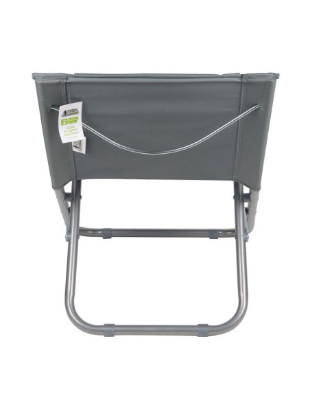 Leżak fotel plażowy składany szary