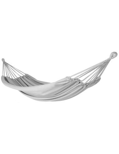 Hamak ogrodowy 2 osobowy 200x150cm z pokrowcem szary 1039053