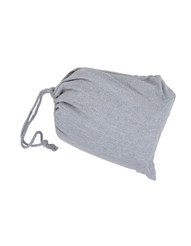 Hamak ogrodowy 2 osobowy 200x150cm z pokrowcem szary 1039053