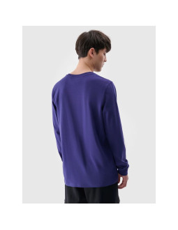 Longsleeve regular gładki męski 4f 4fwmm00tlonm432-31s 2