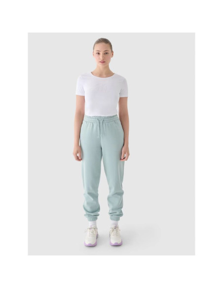 T-shirt slim z nadrukiem damski 4f 4fwmm00ttshf1846-10s