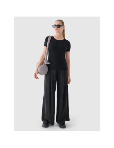 T-shirt slim z nadrukiem damski 4f 4fwmm00ttshf1846-20s