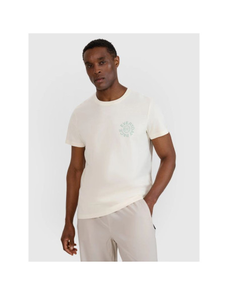 T-shirt regular z nadrukiem męski  4f 4fwss25ttshm1980-11s