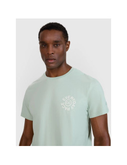 T-shirt regular z nadrukiem męski  4f 4fwss25ttshm1980-47s 2