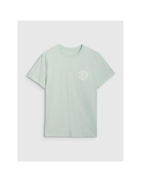 T-shirt regular z nadrukiem męski  4f 4fwss25ttshm1980-47s