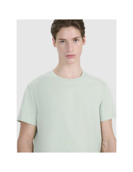 T-shirt regular z nadrukiem męski 4f 4fwss25ttshm2239-47s