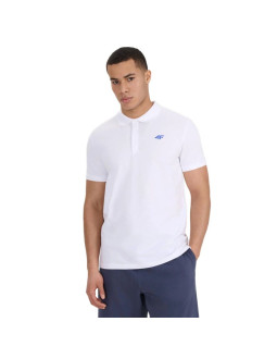 Koszulka polo męska 4f 4fwss25tptsm704-10s