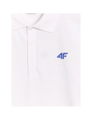Koszulka polo męska 4f 4fwss25tptsm704-10s