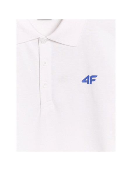 Koszulka polo męska 4f 4fwss25tptsm704-10s