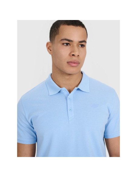 Koszulka polo męska 4f 4fwss25tptsm704-34s