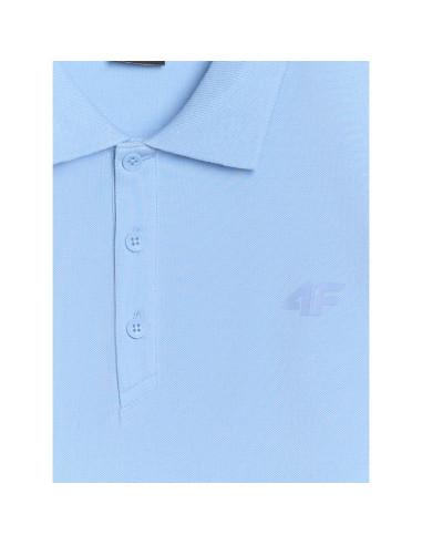 Koszulka polo męska 4f 4fwss25tptsm704-34s