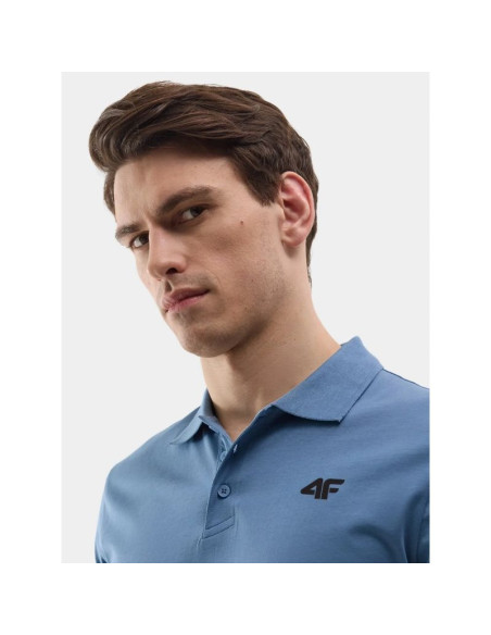 Koszulka męska polo 4f 4fwss25tptsm706-32s