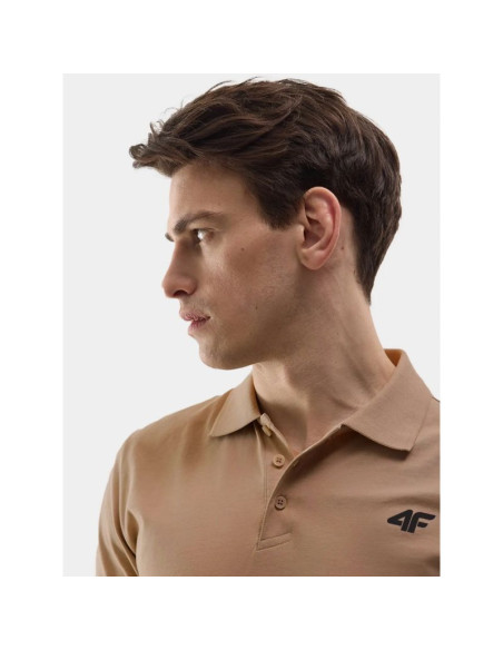 Koszulka męska polo 4f 4fwss25tptsm706-83s