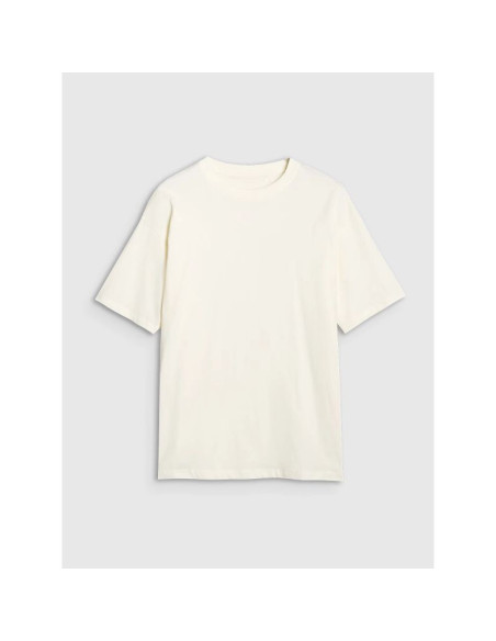 T-shirt oversize gładki damski 4f 4frss25ttshf2694-11s