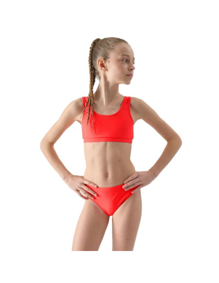 Kostium kąpielowy dwuczęściowy dziewczęcy 4f junior 4fjwmm00ubksf027-63n