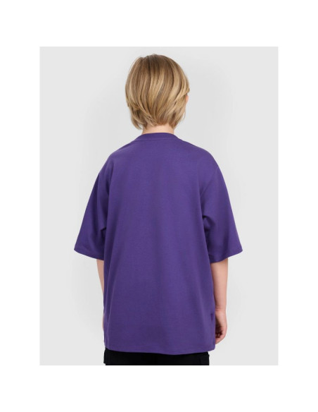 T-shirt oversize z nadrukiem chłopięcy 4f 4fjraw25ttshm3061-51s