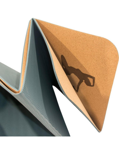 Korkowa mata do jogi składana 183x61x0.4cm enero fit