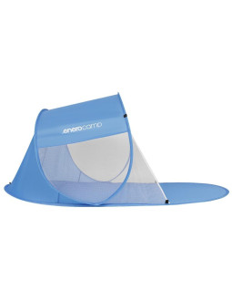 Namiot parawan plażowy samorozkładający 190x80x90/70cm niebieski enero camp 2