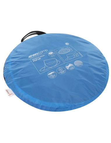 Namiot parawan plażowy samorozkładający 190x80x90/70cm niebieski enero camp