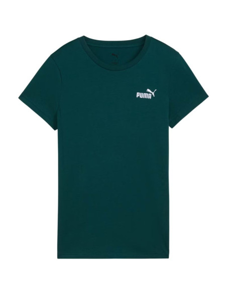 Koszulka damska puma ess 2 color small no. 1 logo tee (s) zielona 682373 75