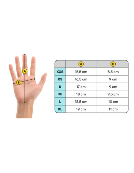 Rękawice zimowe meteor hiemis xxs czarny
