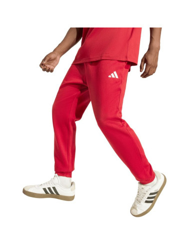 Spodnie męskie adidas essentials feelcozy czerwone kc0915