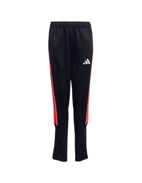 Spodnie dla dzieci adidas tiro 26 league slim czarno-czerwone jy7115