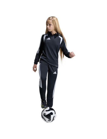 Spodnie dla dzieci adidas tiro 26 league training slim czarno-białe jy7117