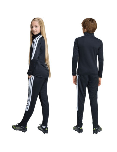 Spodnie dla dzieci adidas tiro 26 league training slim czarno-białe jy7117