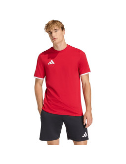 Koszulka męska adidas entrada 26 tee czerwona jz6676
