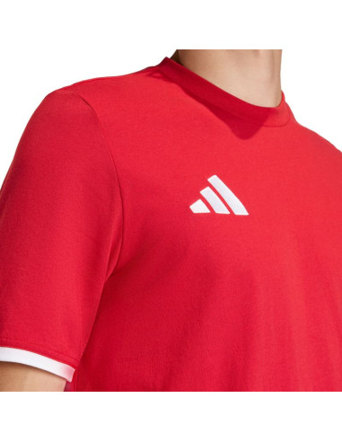Koszulka męska adidas entrada 26 tee czerwona jz6676