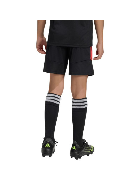 Spodenki dla dzieci adidas tiro 26 league czarno-czerwone ka8814