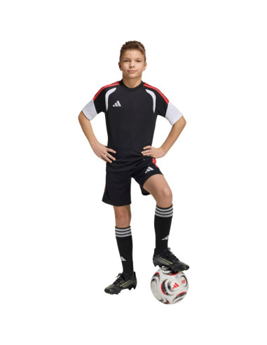 Spodenki dla dzieci adidas tiro 26 league czarno-czerwone ka8814