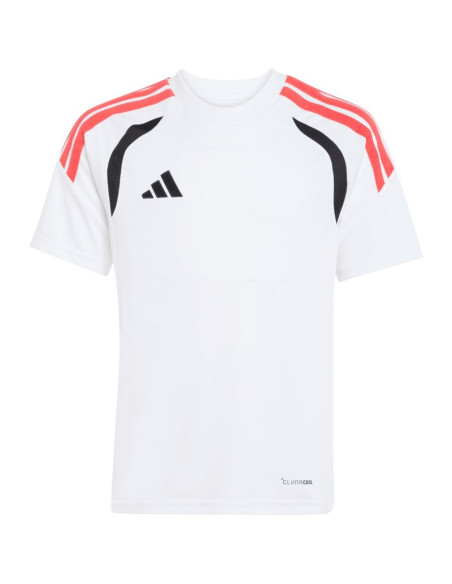 Koszulka dla dzieci adidas tiro 26 league jersey biało-czarno-czerwona kr0369