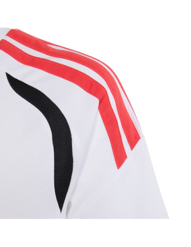 Koszulka dla dzieci adidas tiro 26 league jersey biało-czarno-czerwona kr0369