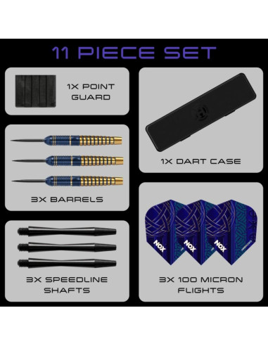 Rzutki harrows nox steeltip