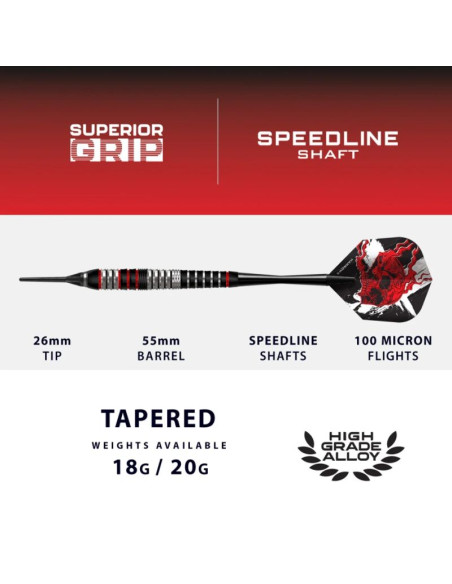 Rzutki harrows heavy metal softip