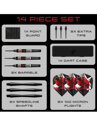 Rzutki harrows heavy metal softip