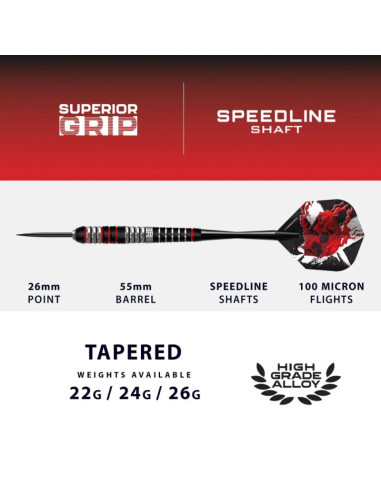 Rzutki harrows heavy metal steeltip