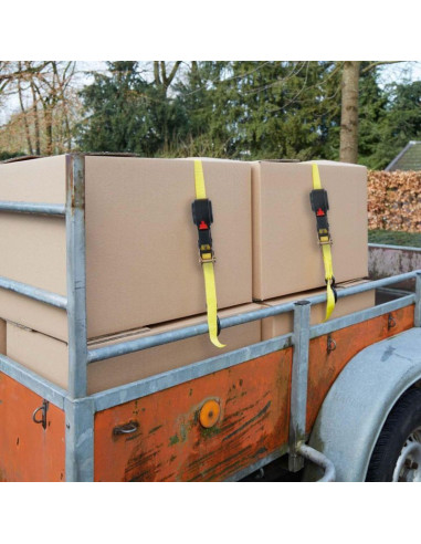 Pas mocujący transportowy z grzechotką automatyczną 250kg 4m