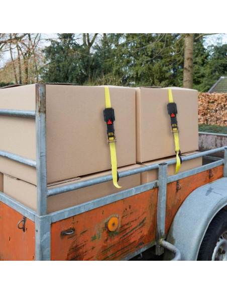 Pas mocujący transportowy z grzechotką automatyczną 250kg 4m