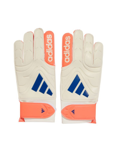 Rękawice bramkarskie adidas copa glove club biało-pomarańczowe jn5339