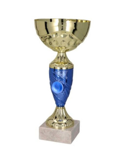Puchar metalowy złoto-niebieski t-m 9058b 2