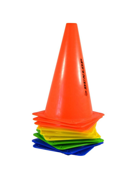 Zestaw pachołków treningowych wys.23cm 10szt dunlop