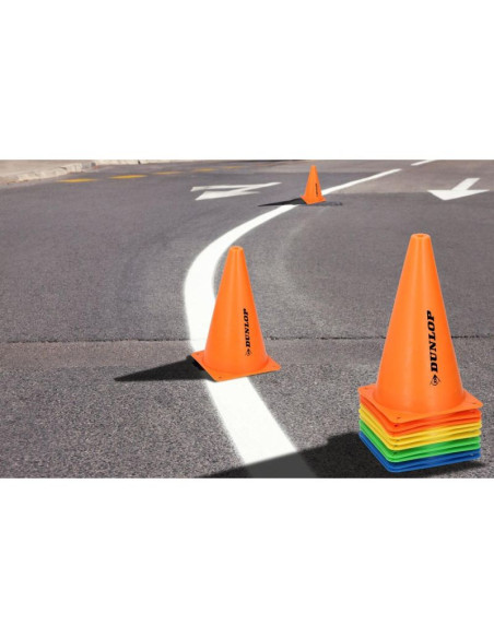 Zestaw pachołków treningowych wys.23cm 10szt dunlop