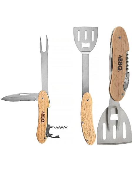 Zestaw narzędzi do grillowania 5w1