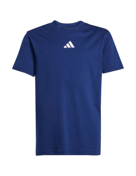 Koszulka dla dzieci adidas essentials tee 160 granatowa jy0613